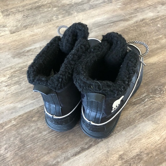 Sorel Explorer Carnival Nylon Winter Boots - Black - Picture 11 of 13